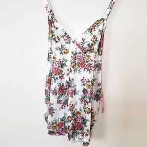 Vintage Romantic Floral Chemise & Panties Sexy Set Bows Size 3XL